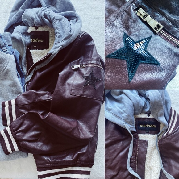 Madden NYC Varsity Bomber Jacket - Picture 11 of 15